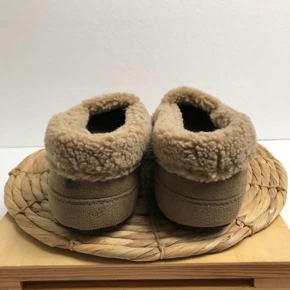 LL Bean Fur House Slipper Brown 10 Medium - Picture 5 of 8